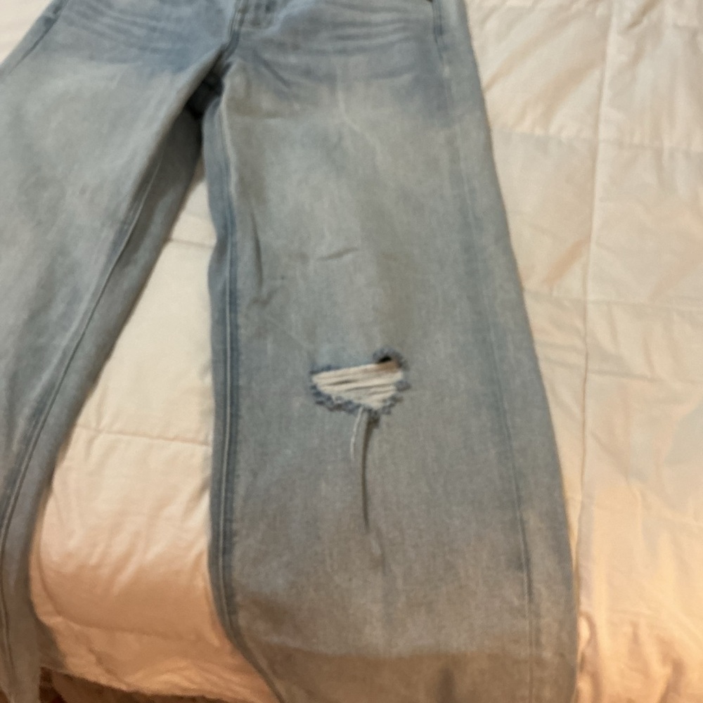 Old Navy Light Blue Wide Leg Denim - Picture 7 of 9